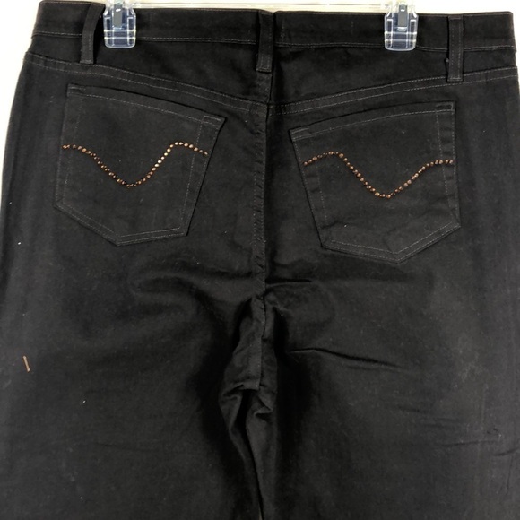 Bnwt- NYDJ 458BR St. Leg Trousers Jean Rhinestones - Picture 6 of 8